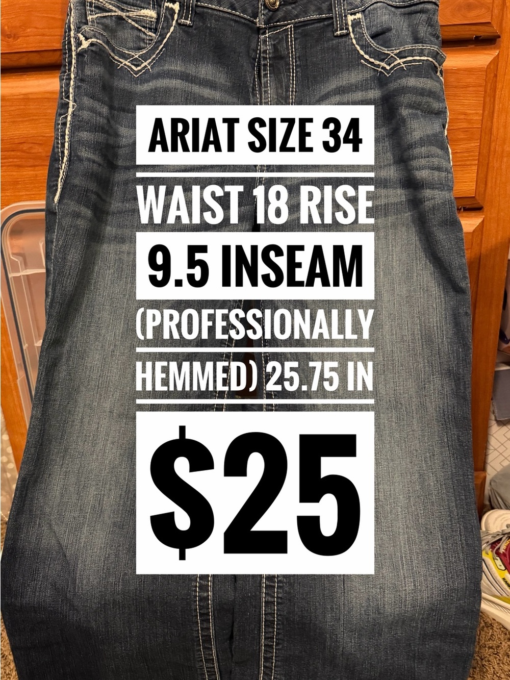 Ariat women’s Dark Blue Bootcut Jeans